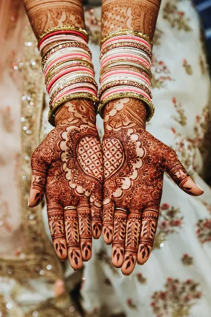simple mehndi designs circle