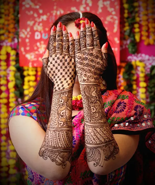 Royal back hand mehndi design5