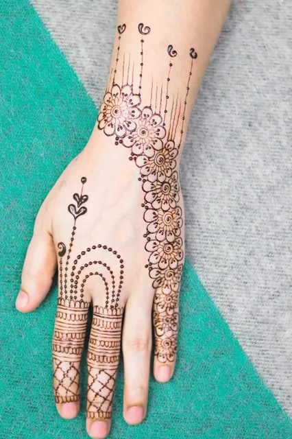 wedding mehndi design for man