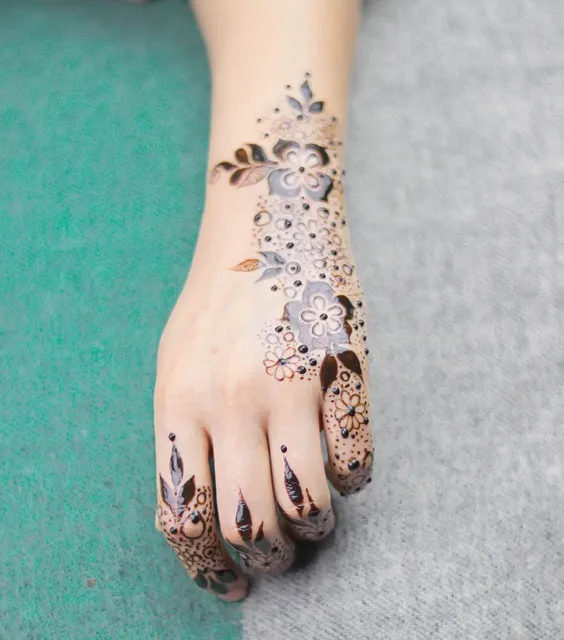 bridal mehndi designs for full hands front and back