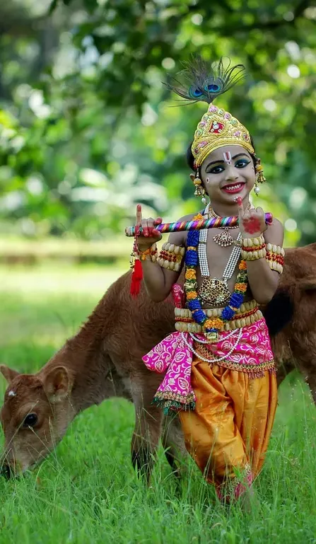 Good Morning Krishna Images with Quotes for Whatsapp