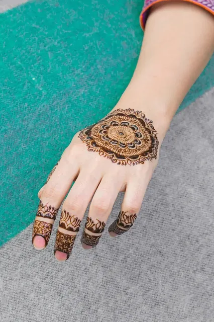 groom wedding mehndi design