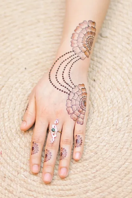 wedding anniversary mehndi designs