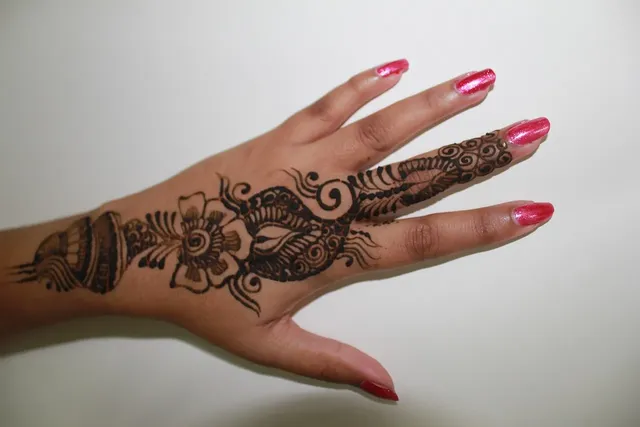 wedding mehndi design simple