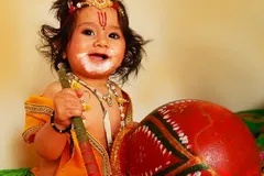 Romance radha krishna serial images