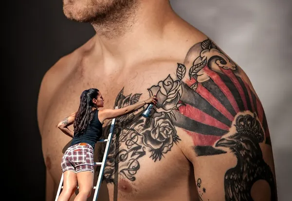 Tattoo In Hand For Man