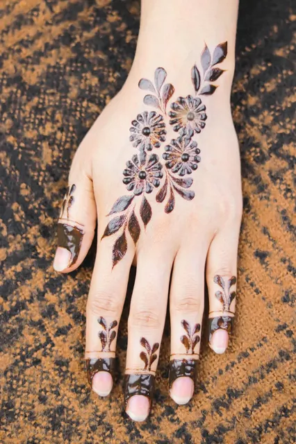 arabic mehndi designs left hand