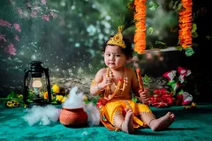 Romance radha krishna serial images