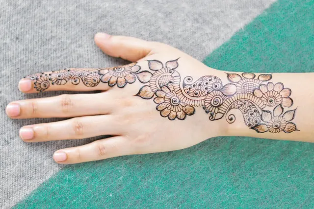 school competition royal front hand mehndi design