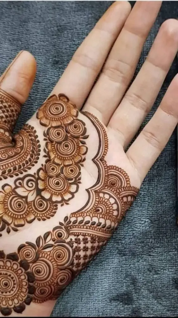 Front Hand Mehndi Design