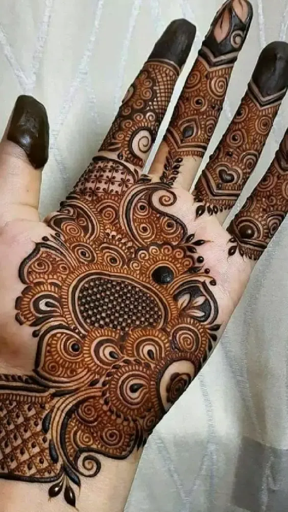 festival mehndi design
