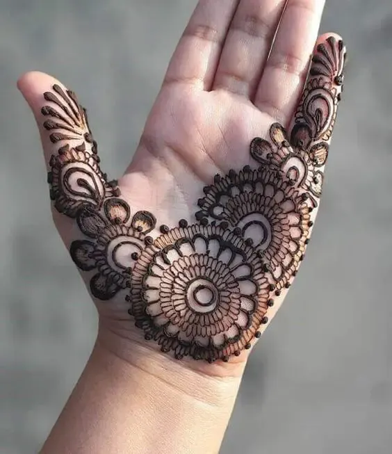 simple henna design