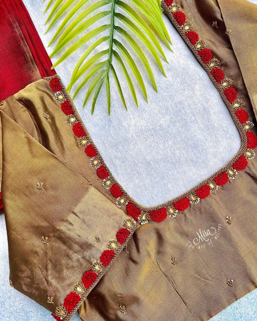 blouse design back side simple