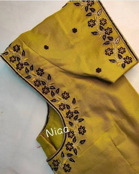 blouse design patch work images