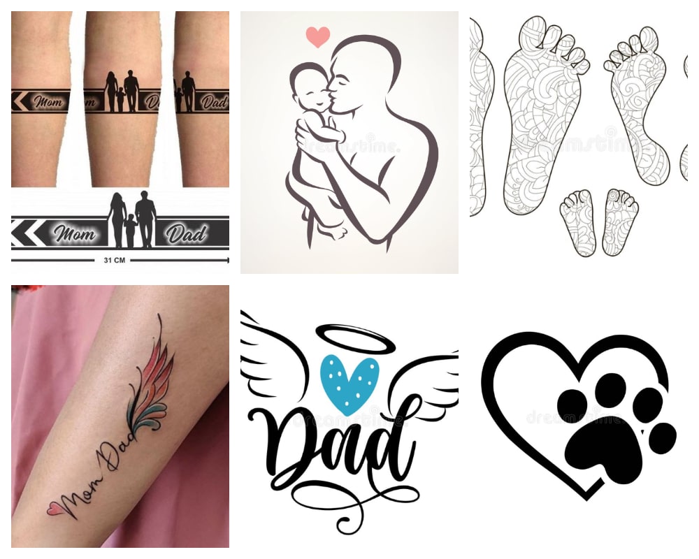 mom dad tattoo