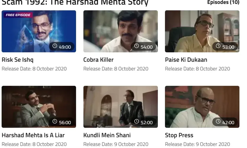 Scam 1992 Web Series Download Google Drive Link
