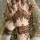 unique royal front hand mehndi design